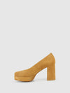 Sapatos de Plataforma em Camel